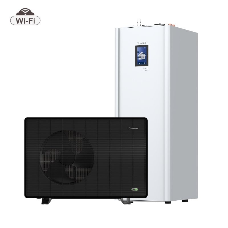 NØRDIS ULTIMA MONO oras-vanduo šilumos siurblys su KVR talpa (6-16kW)